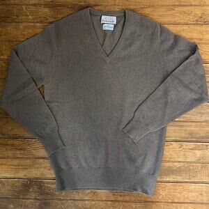 Womens vintage Berk Ballantyne luxe cashmere v neck cardigan NWOT size medium